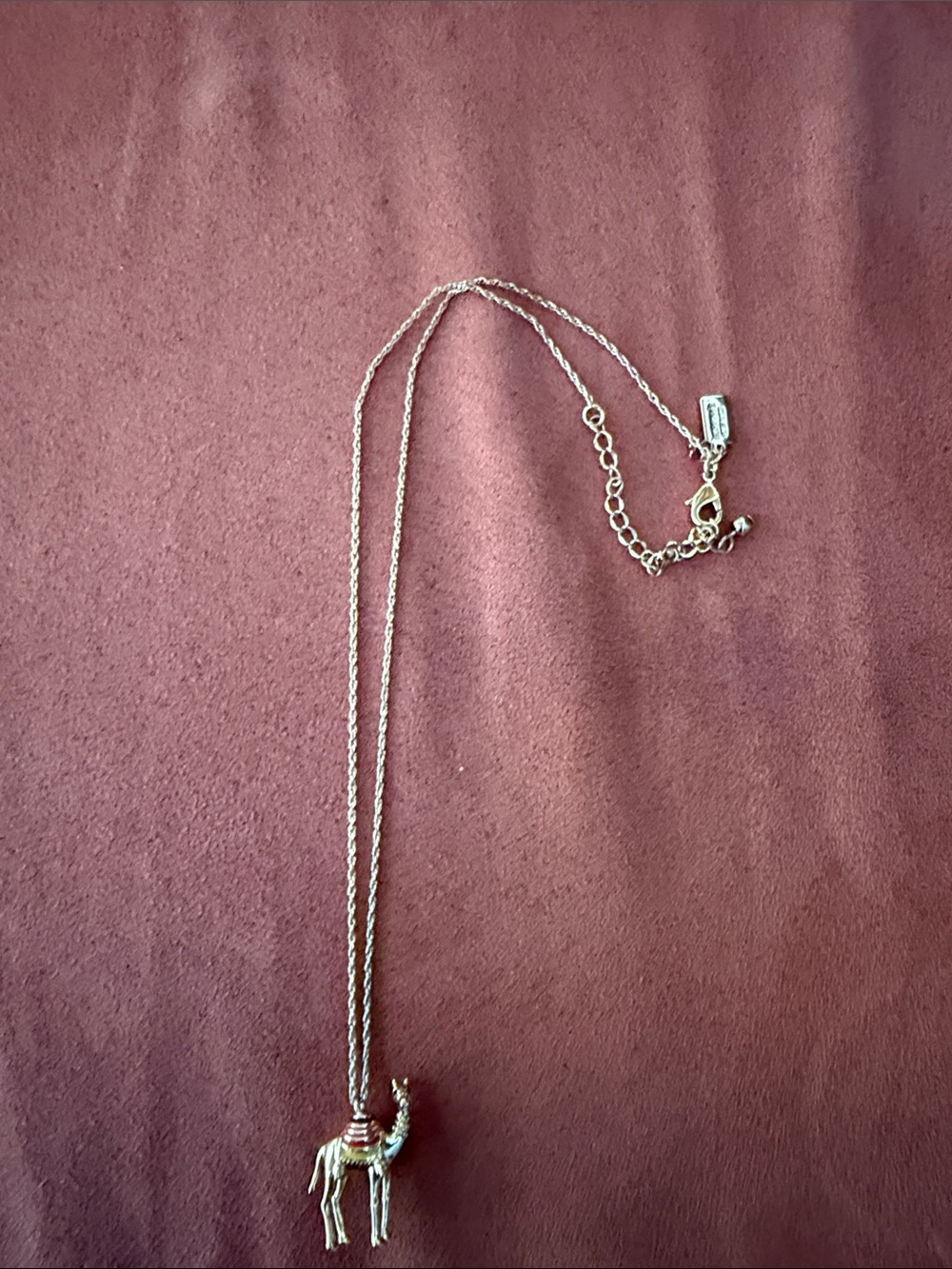 Kate spade Gold-Tone Camel Pendant Necklace for Women
